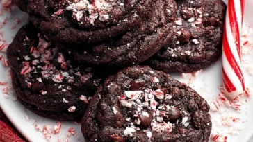 Double Chocolate Peppermint Cookies