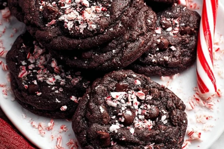 Double Chocolate Peppermint Cookies
