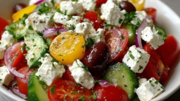 Greek Cottage Cheese Salad