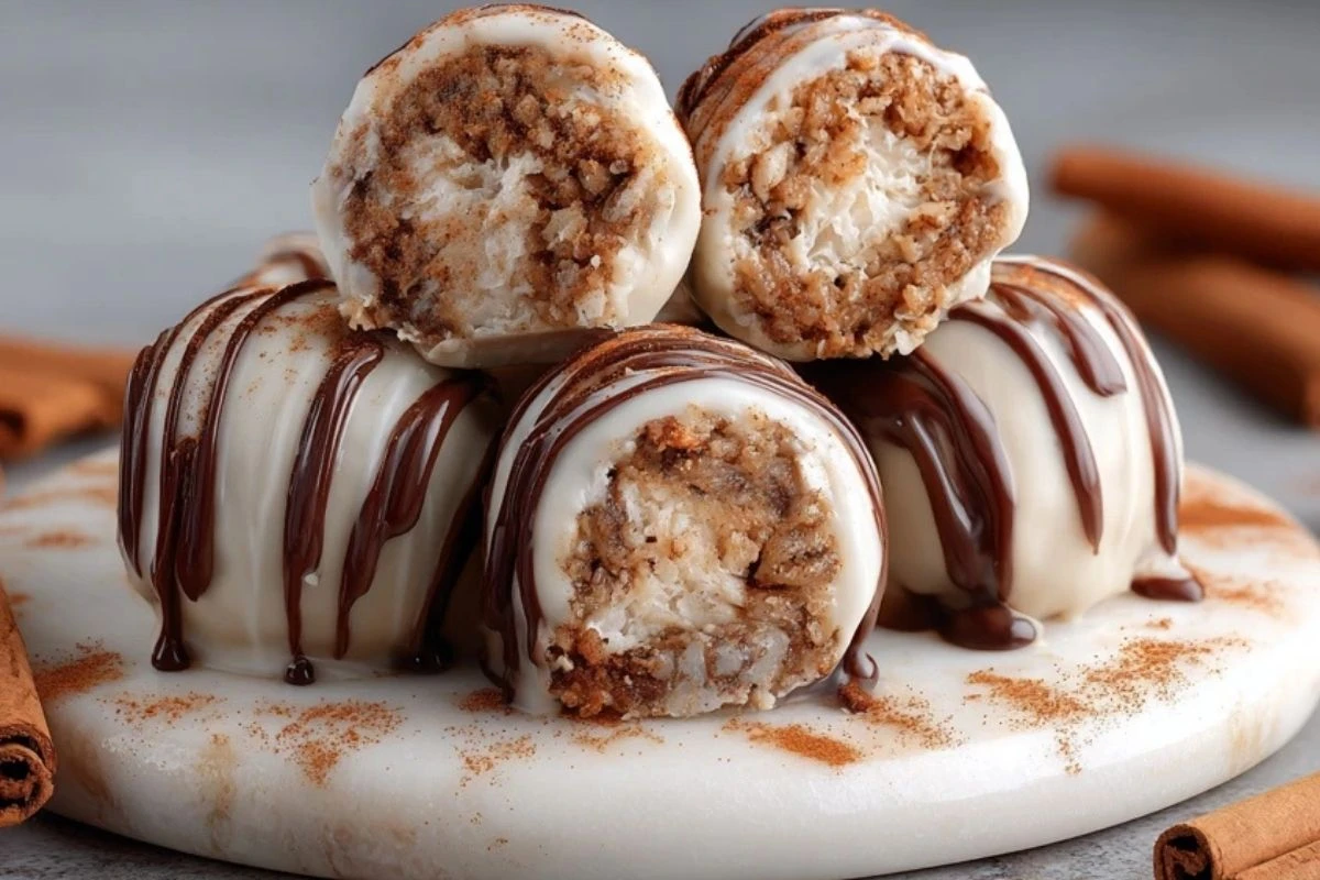 No-Bake Cinnamon Roll Truffles