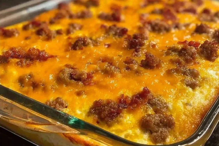 Sausage Egg And Cheese Breakfast Casserole