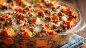 Sweet Potato and Sausage Casserole