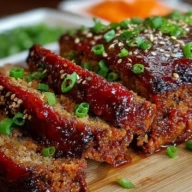 Sweet & Spicy Korean BBQ Meatloaf