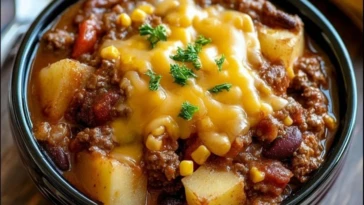 Slow Cooker Cowboy Casserole