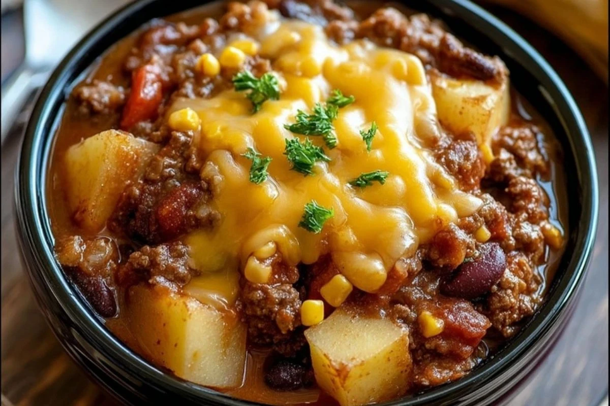 Slow Cooker Cowboy Casserole