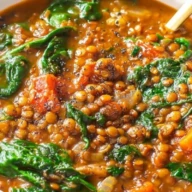 Spinach Lentil Soup
