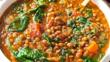 Spinach Lentil Soup
