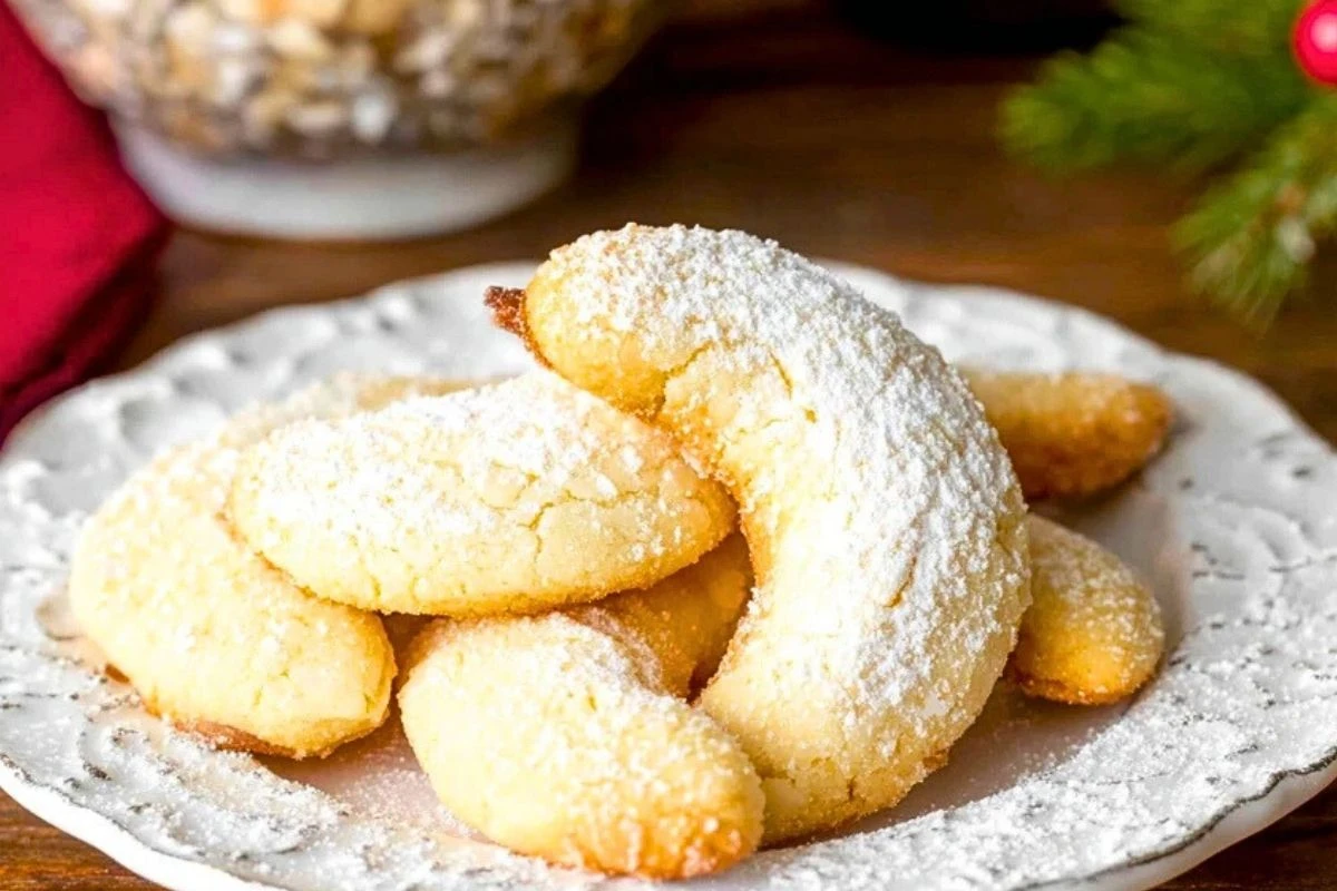 Almond Crescent Cookies