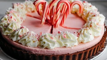 Candy Cane Pie