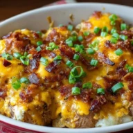 Cheesy Mississippi Mud Potatoes