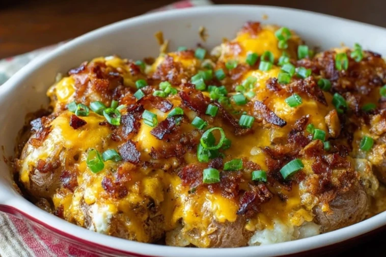 Cheesy Mississippi Mud Potatoes