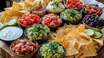 Chip & Dip Charcuterie Board