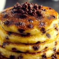 Chocolate Chip Pancakes Morning