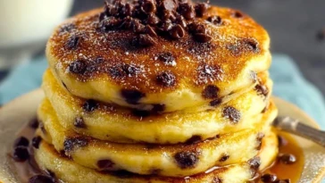 Chocolate Chip Pancakes Morning