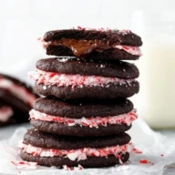 Chocolate Peppermint Sandwich Cookies
