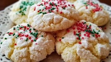 Christmas Ooey Gooey Butter Cookies