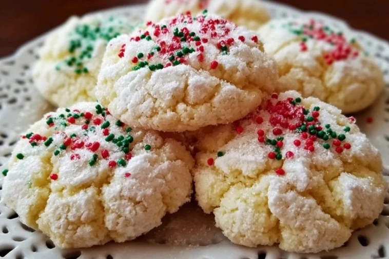 Christmas Ooey Gooey Butter Cookies