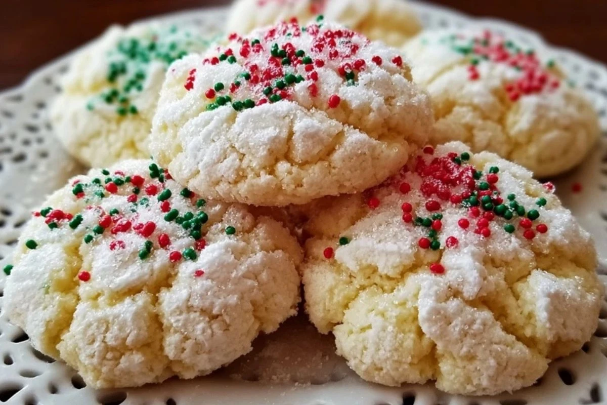 Christmas Ooey Gooey Butter Cookies