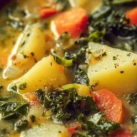 Chunky Potato Kale Soup
