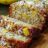 Coconut Pineapple Banana Bread