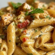 Creamy Rattlesnake Pasta with a Spicy Kick