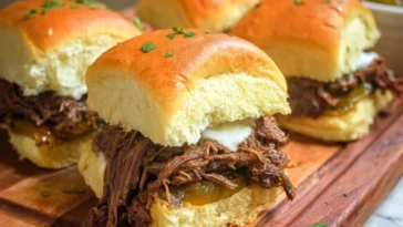 Crockpot Pot Roast Sliders