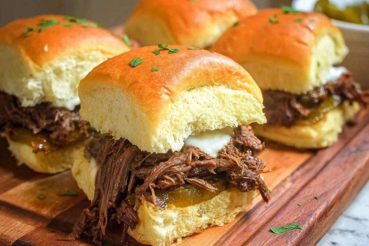 Crockpot Pot Roast Sliders