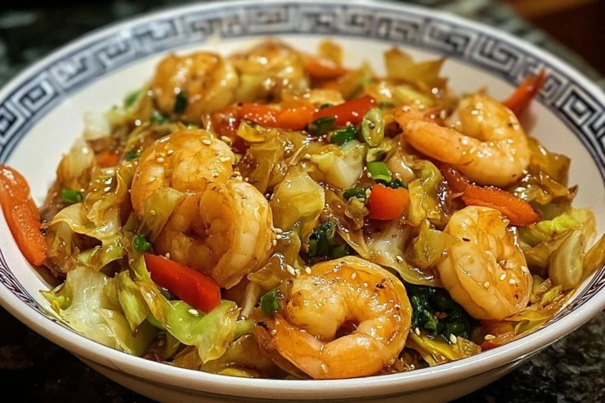 Delicious Asian Shrimp and Cabbage Stir Fry