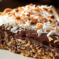 Dreamy No-Bake German Chocolate Pie