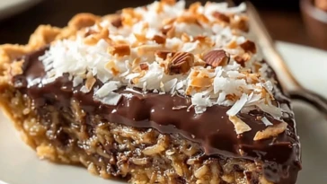 Dreamy No-Bake German Chocolate Pie