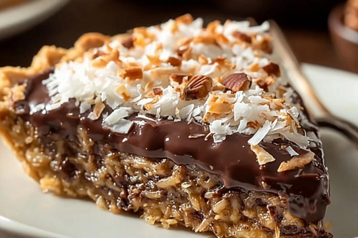 Dreamy No-Bake German Chocolate Pie