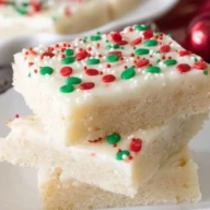 Christmas Sugar Cookie Bars
