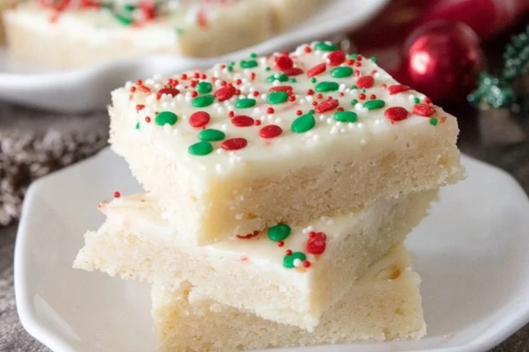 Christmas Sugar Cookie Bars