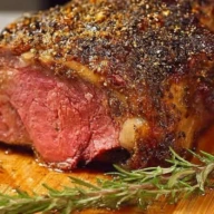 Easy Medium Rare Oven Roasted Prime Rib