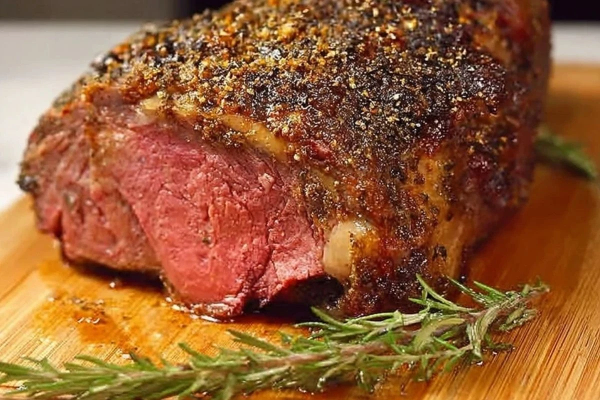 Easy Medium Rare Oven Roasted Prime Rib