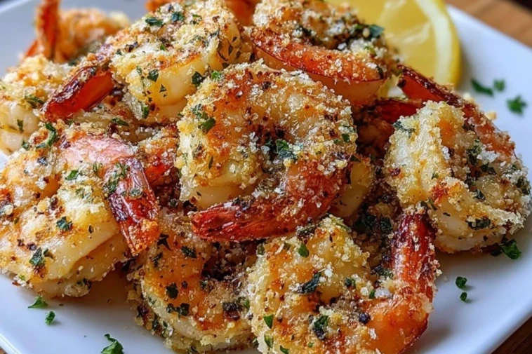 Garlic Parmesan Roasted Shrimp
