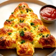 Irresistible Cheesy Christmas Tree Bread