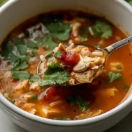 Mexican Chicken Rice Soup