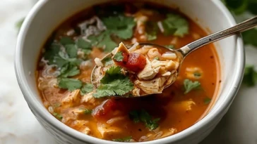 Mexican Chicken Rice Soup