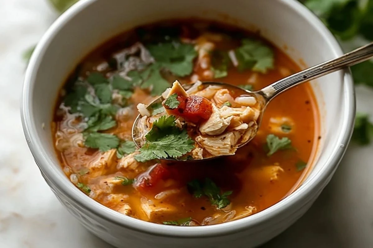 Mexican Chicken Rice Soup
