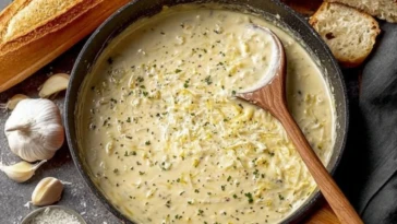 One Pot Garlic Parmesan Sauce