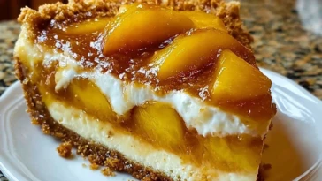 Peach Cobbler Cheesecake Fusion