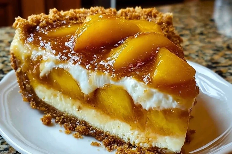 Peach Cobbler Cheesecake Fusion