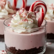 Peppermint Cheesecake Mousse Cups