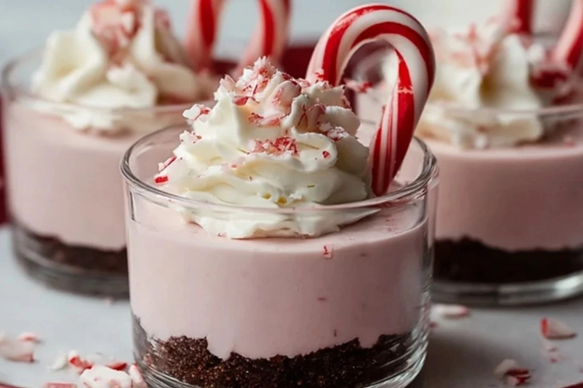 Peppermint Cheesecake Mousse Cups