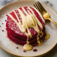 Red Velvet Pancakes