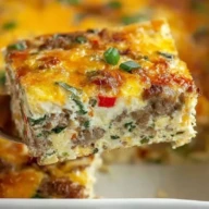 Sausage, Egg and Hash Brown Breakfast Casserole