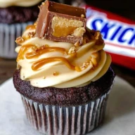 Snickers Cupcakes