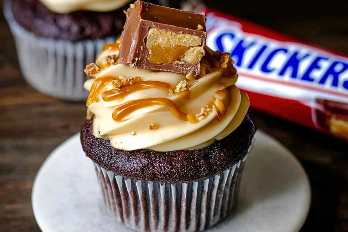 Snickers Cupcakes