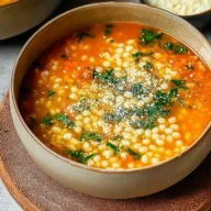 Traditional Italian Pastina Soup